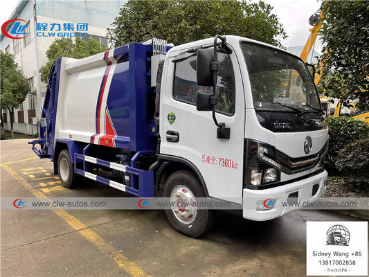 Dongfeng Duolica 4x2 6000L Rear Load Garbage Compactor Truck