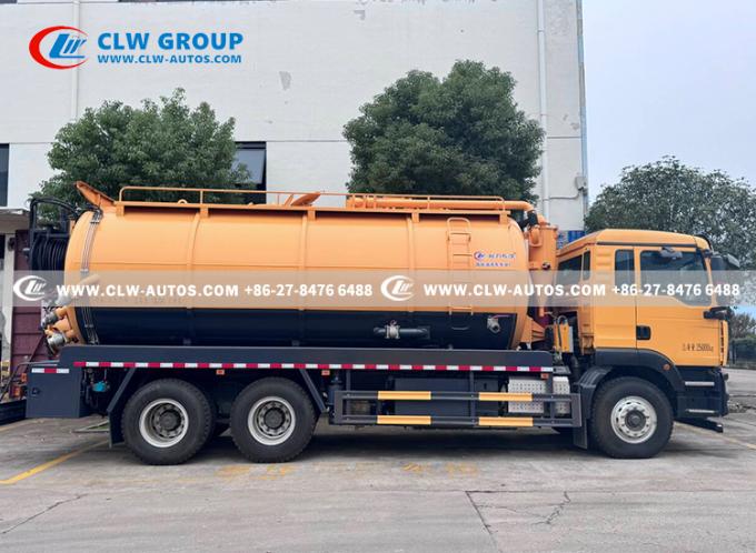 18m³ Combination Sewer Cleaning & Vacuum Truck detailed view