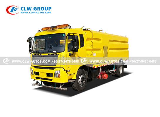 Dongfeng KR 210HP Road Sweeper Truck with 7m³ Stainless Steel Garbage Tank and 9m³ Water Tank