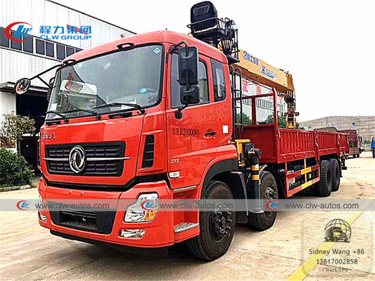 8x4 Dongfeng Kingland Truck Mounted Telescopic Crane With Construction Equipment