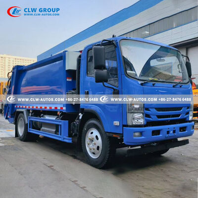 Isuzu KV600 9 Cubic Meter 132HP Garbage Compactor Truck with 3815mm Wheelbase for Efficient Waste Management