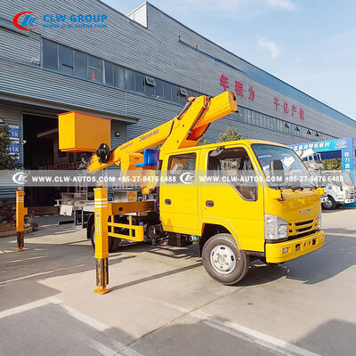 Isuzu 24m Aerial Work Truck with CAN-bus Control & 7-Section Telescopic Boom for High-Reach Operations