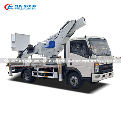 HOWO 21m Aerial Work Platform with 360-Degree Rotation and 200kg Load Capacity for High-Reach Applications