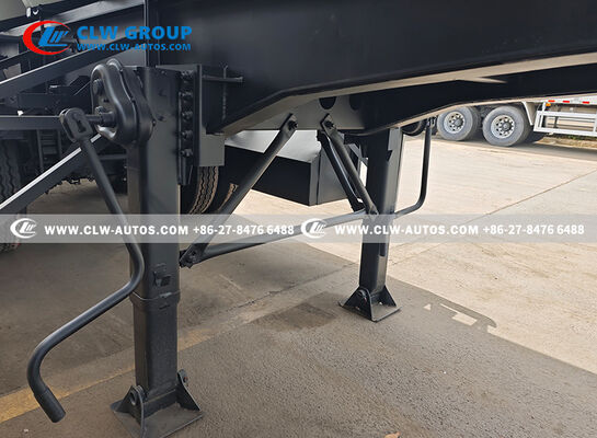 60m³ Aluminum Alloy Bulk Feed Tank Trailer with Electric Screw Conveyor for High Efficiency Feed Hauling