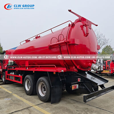 ISUZU 6x4 Sewage Suction Truck with 15-20m³ Tank and Water Cycle Suction Pump for Efficient Waste Management
