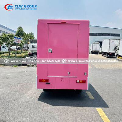 FOTON 4-Wheel Gasoline Mobile Food Truck with Insulated Box and Flip-Up Counters – Euro VI Mini Ice Cream Vending Car