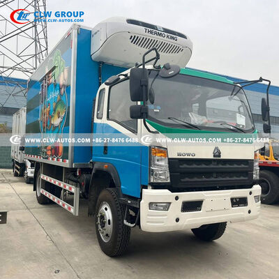 Sinotruk HOWO Light Truck Refrigerated Van with Thermo King T880 Standalone Reefer and 6.5m Insulated Box for Cold Chain Logistics