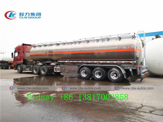 LHD RHD Tri Axle 47cbm Aluminum Alloy Diesel Tank Truck