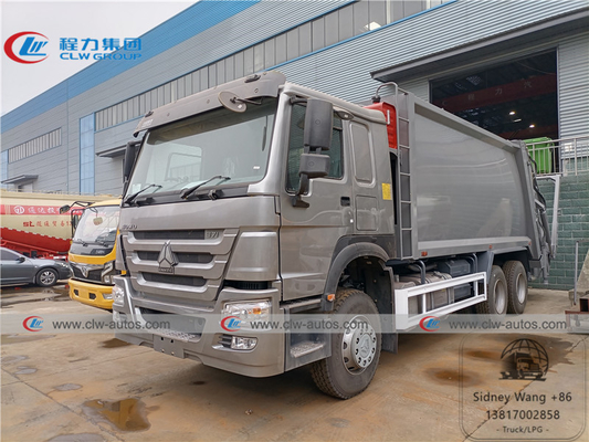 SINOTRUK HOWO 3 Axles 6x4 18000L 20000L Compressed Garbage Truck