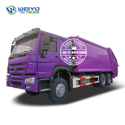 Правая управляя тележка затяжелителя зада отброса Compactor HOWO 340HP 18000liters 6*4