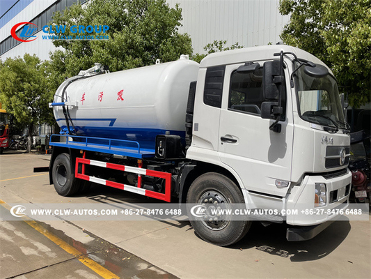 Тележка всасывания нечистот вакуума Dongfeng Kinrun 4x2 12000L