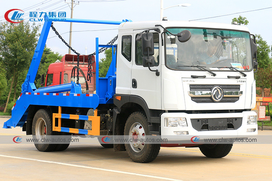 Мусоровоз руки качания сборщика мусора тележки removel хлама Dongfeng 190hp 4x2 8cbm