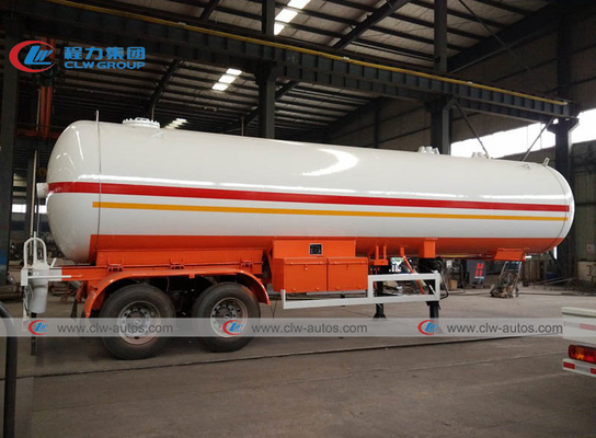 2 цапфы 40.5M3 20MT танка трейлер Semi для LPG Transportion топливозаправщика трейлера semi
